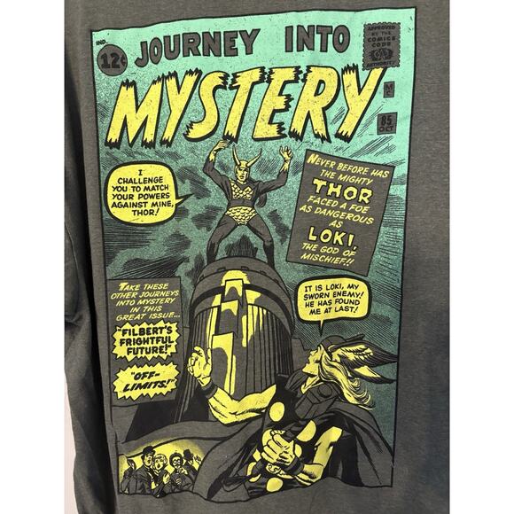 Marvel Men's Loki Short Sleeve T-Shirt Journey Into Green Size 2XL Rare Shirt. - Picture 5 of 6